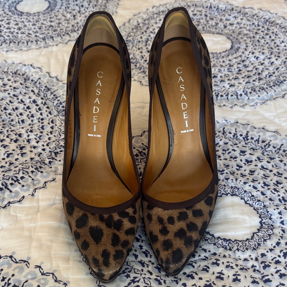 Casadei Pellame jaguar heels